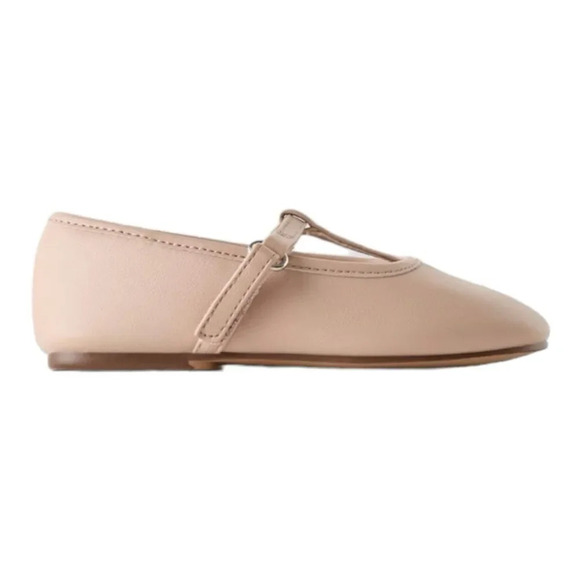 ZARA Kids | Pink | T-STRAP FLATS - Picture 3 of 6